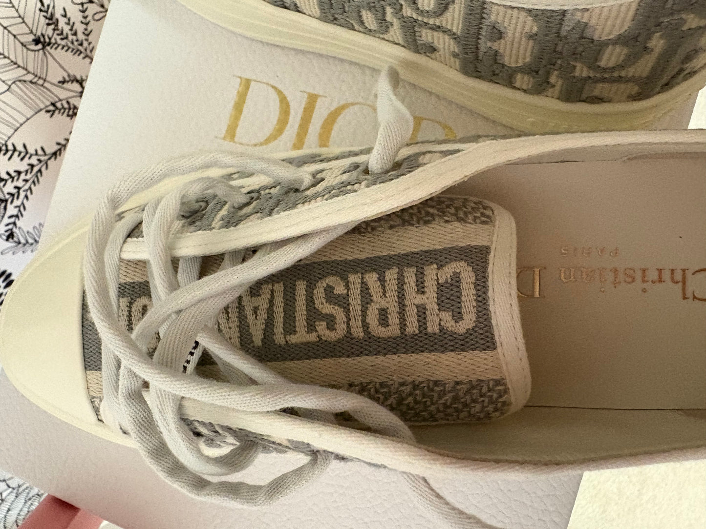 Christian Dior Walk’N’Dior Oblique Sneakers – New With Box – Size 36