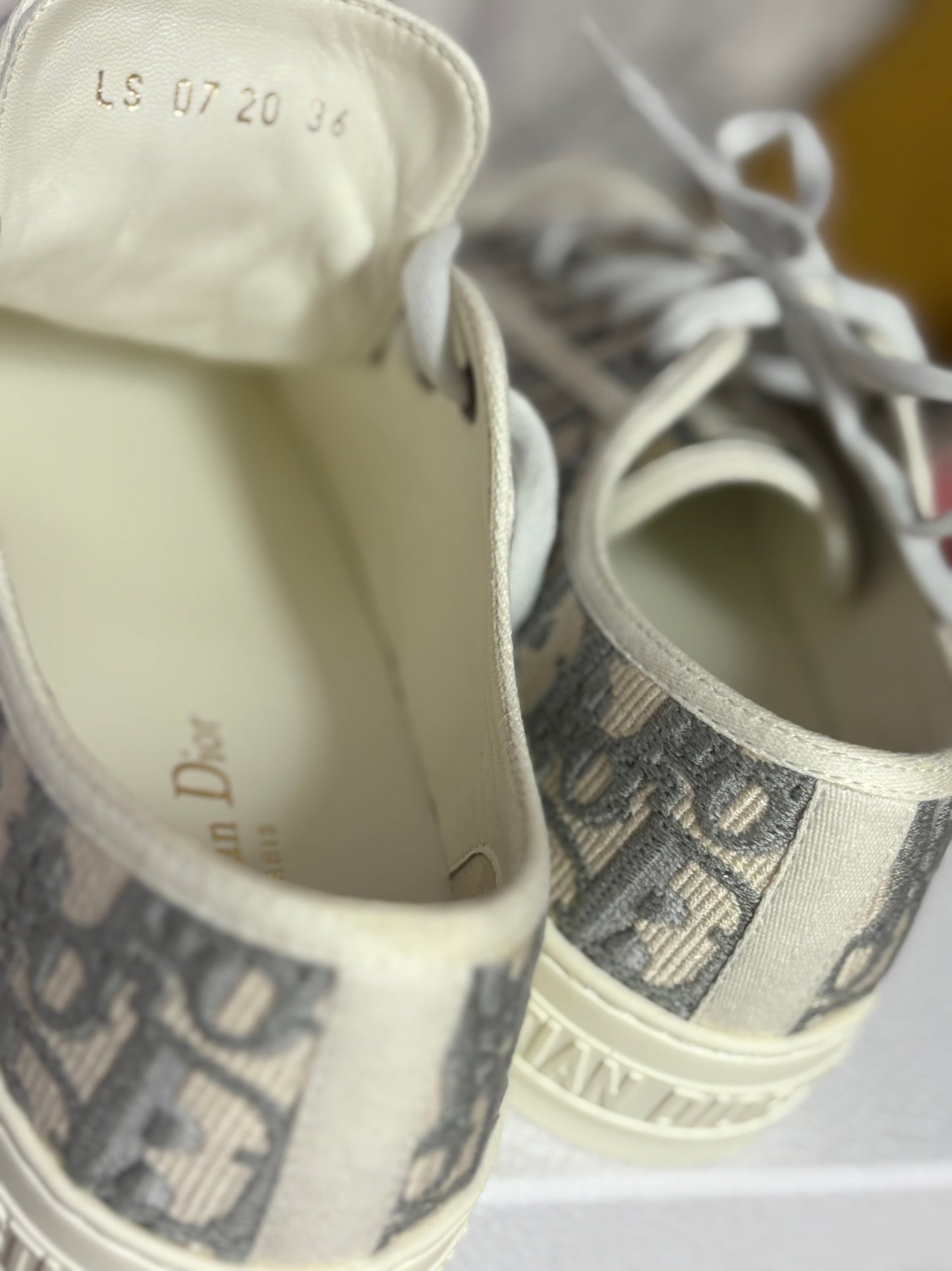 Christian Dior Walk’N’Dior Oblique Sneakers – New With Box – Size 36