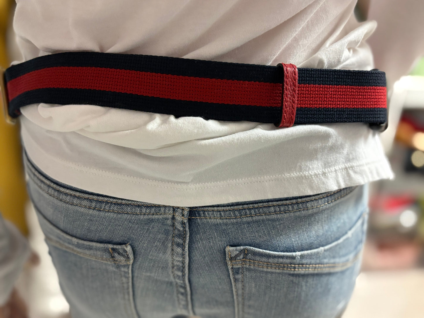 Gucci Grained Calfskin Large Logo Belt Bag – Hibiscus Red