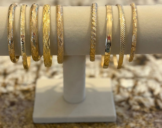 14K Gold Classic Bangle